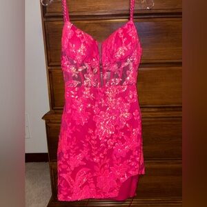 Homecomind dress with lace and corset